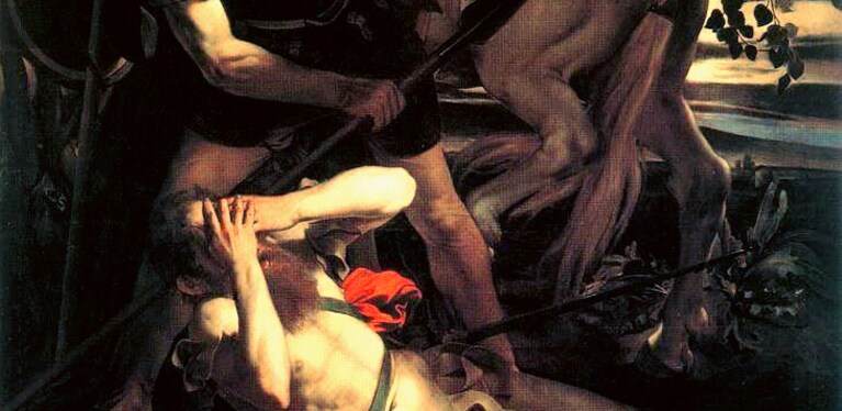 La conversione di San Paolo (particolare), Caravaggio, collezione privata Odescalchi, Roma