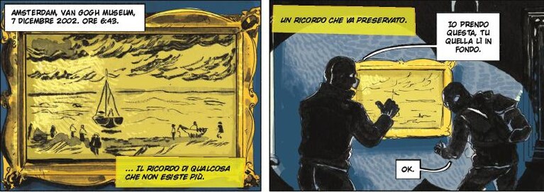 "Van Gogh. Il viaggio delle tele rubate", Scuola Italiana di Comix