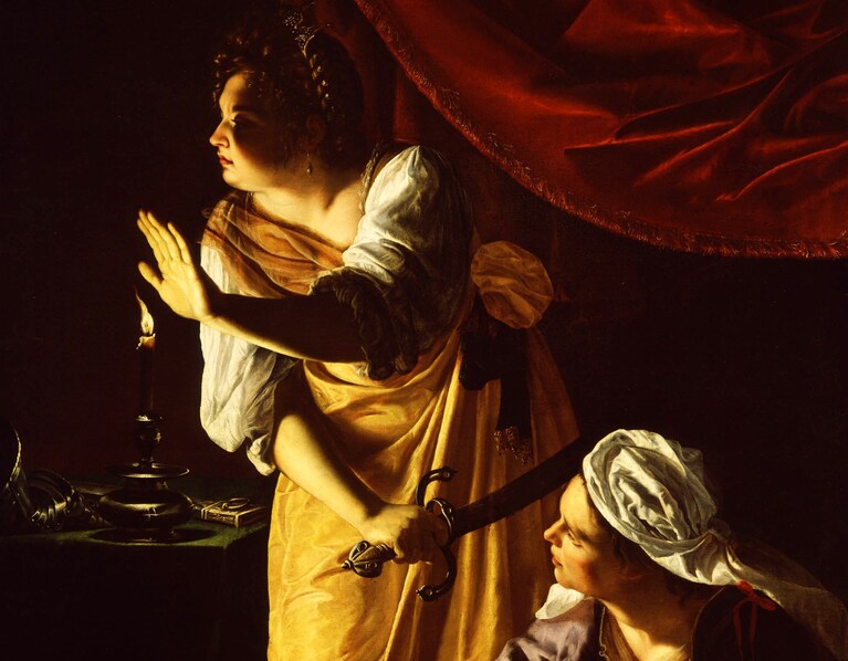 Giuditta con la sua ancella(1618-19), Galleria Palatina, Palazzo Pitti
