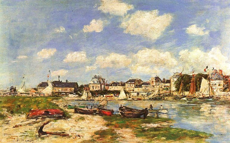 Eugène Boudin, Trouville, 1864