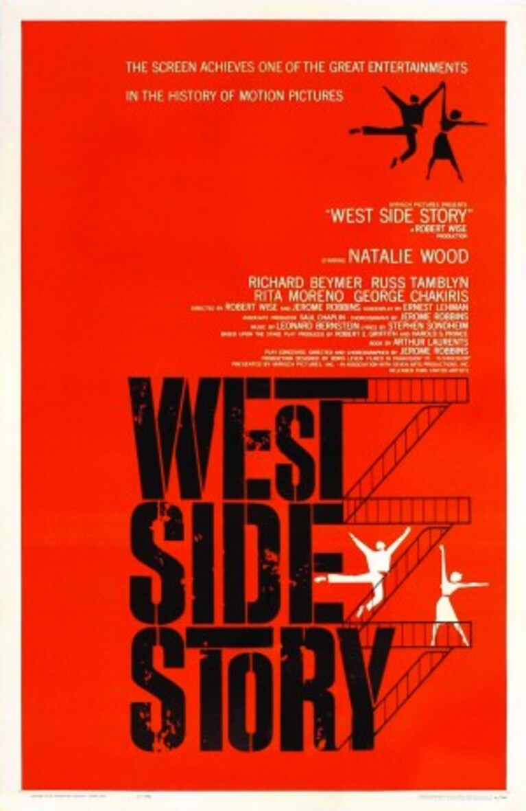 La locandina del film "West Side Story"