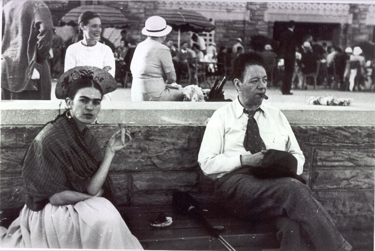 Frida with Ice Cream Cone ©Lucienne Bloch