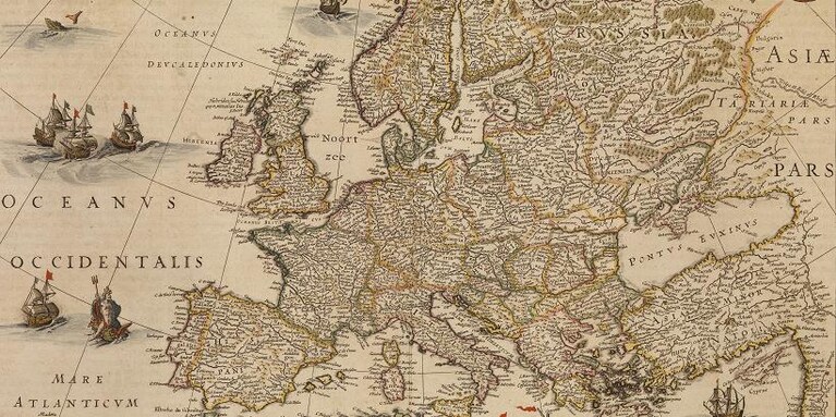 Antica carta d'Europa