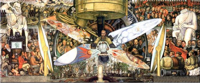Man at the Crossroads, Diego Rivera