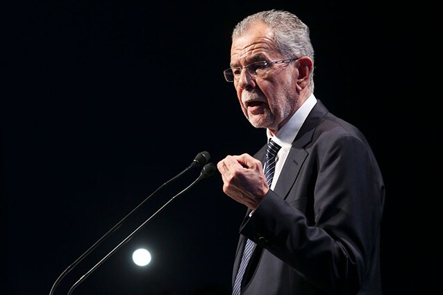 Van der Bellen è il nuovo presidente dell'Austria (Getty).