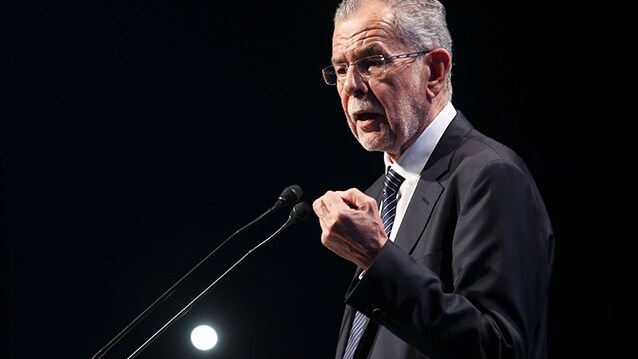 Van der Bellen è il nuovo presidente dell'Austria (Getty).