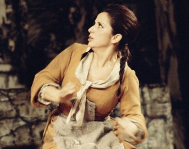 Il mezzo soprano spagnolo Teresa Berganza nei panni di Cenerentola (1972)
