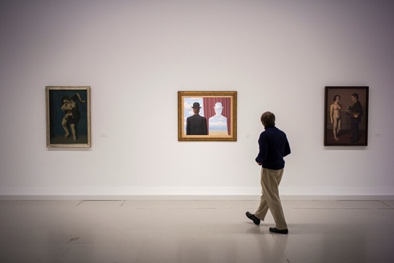 L'esposizione dedicata a Reneé Magritte, al Centre Pompidou