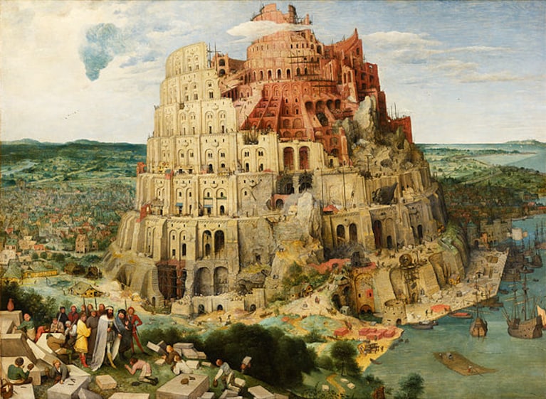Pieter Bruegel il Vecchio, Grande torre di Babele