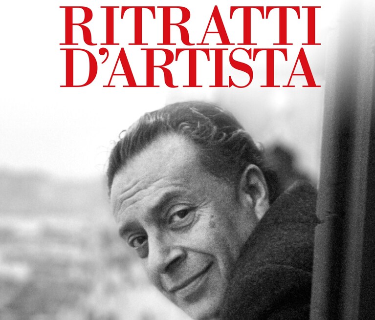 La copertina del libro "Ritratti d'artista"