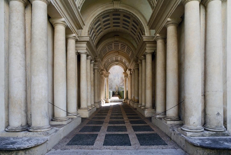 L'illusione prospettica di Borromini, a Palazzo Spada