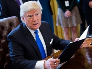 President Trump Signs Executive Orders On Oil Pipelines