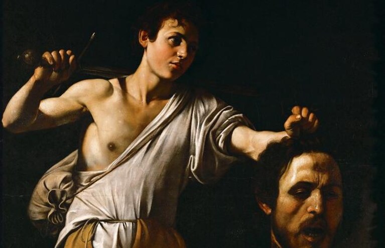 "Davide con la testa di Golia" (1607), Kunsthistorisches Museum, Vienna
