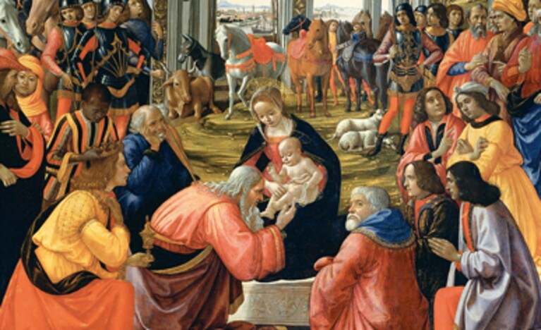 "Adorazione dei Magi Tornabuoni", il Ghirlandaio