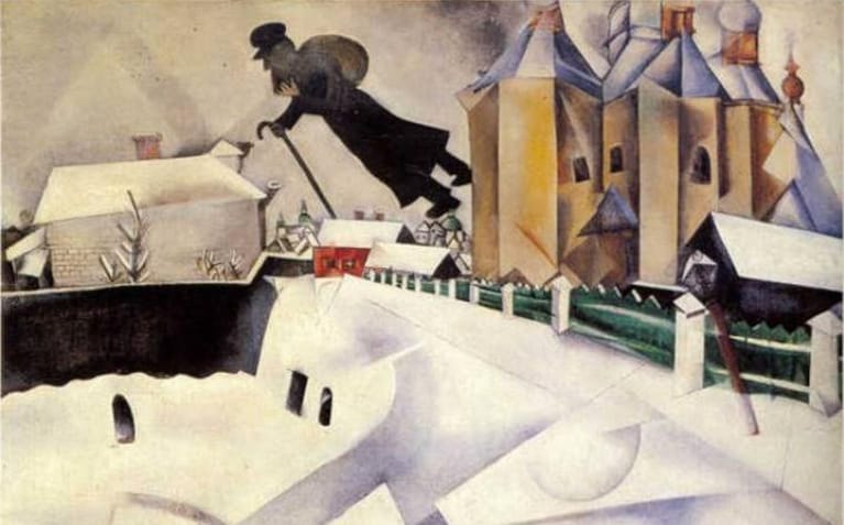 Marc Chagall, Sopra Vitebsk (1914), Art Gallery of Ontario, Toronto