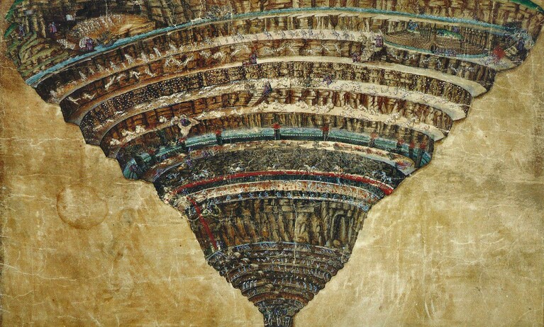 Sandro Botticelli, La mappa dell'Inferno