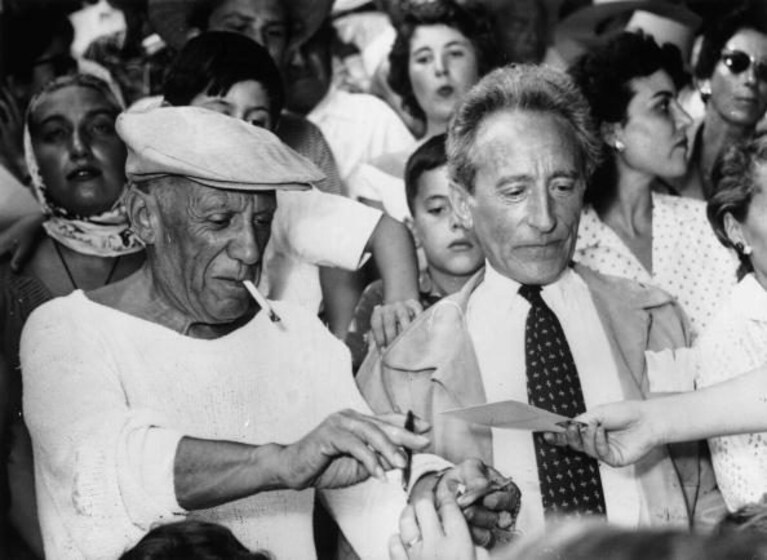 Pablo Picasso e Jean Cocteau