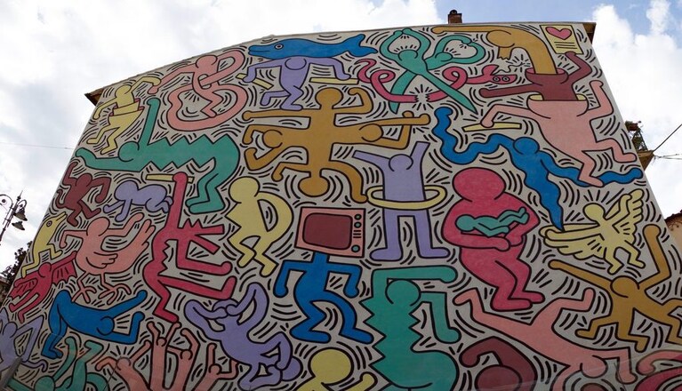 Keith Haring, "Tuttomondo", Pisa
