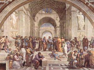 La scuola di Atene di Raffaello Sanzio