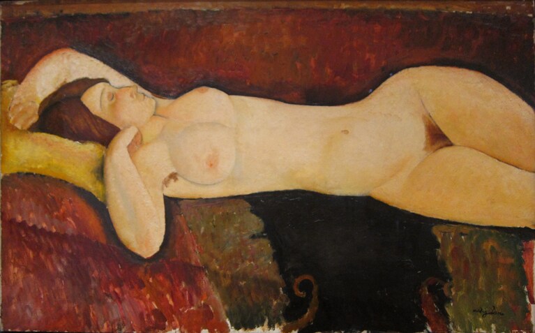 Amedeo Modigliani, Grande nudo disteso (1917), Moma, New York