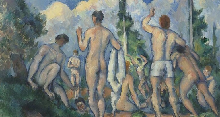 Paul Cézanne, Bagnanti (1890), Museo d'Orsay, Parigi