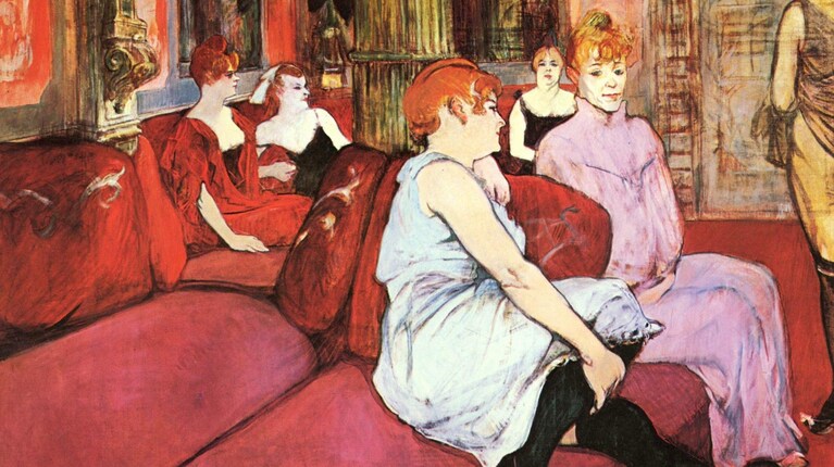 Henri de Toulouse-Lautrec, Al Salon di rue des Moulins (1894), Musée de Toulouse-Lautrec, Albi