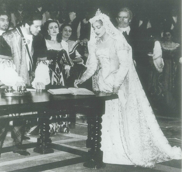 Maria Callas al Teatro di San Carlo nel 1956