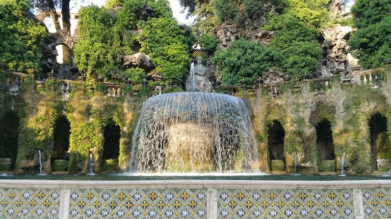 I giardini di Villa d'Este, a Tivoli