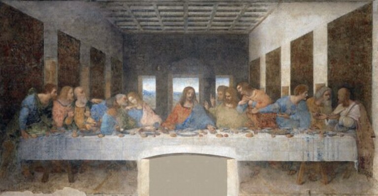 L'Ultima Cena, uno dei capolavori più famosi di Leonardo