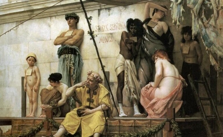 Il mercato degli schiavi, di Gustave Boulanger