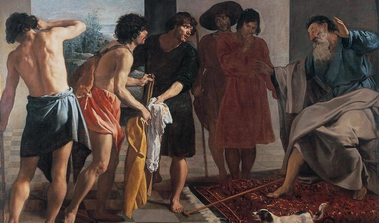 Diego Velázquez, La tunica di Giuseppe (1630), Monastero dell'Escorial, Madrid