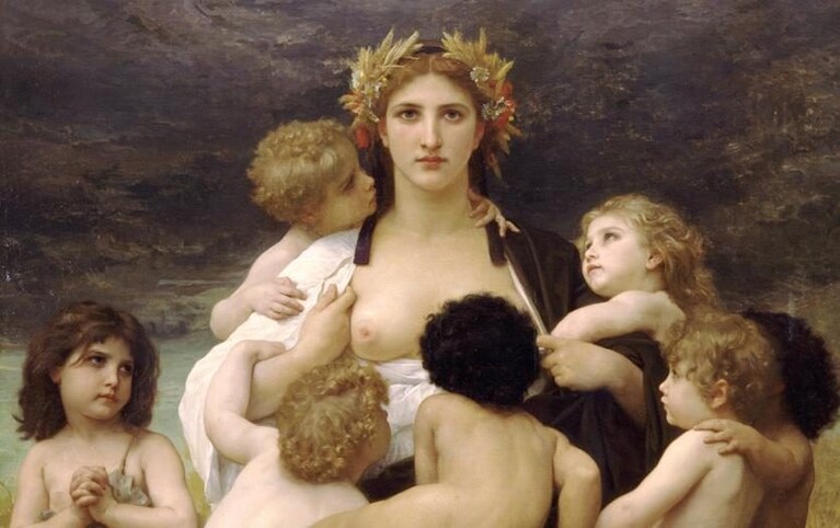 Adolphe Bouguereau, "Alma Parens", 1883