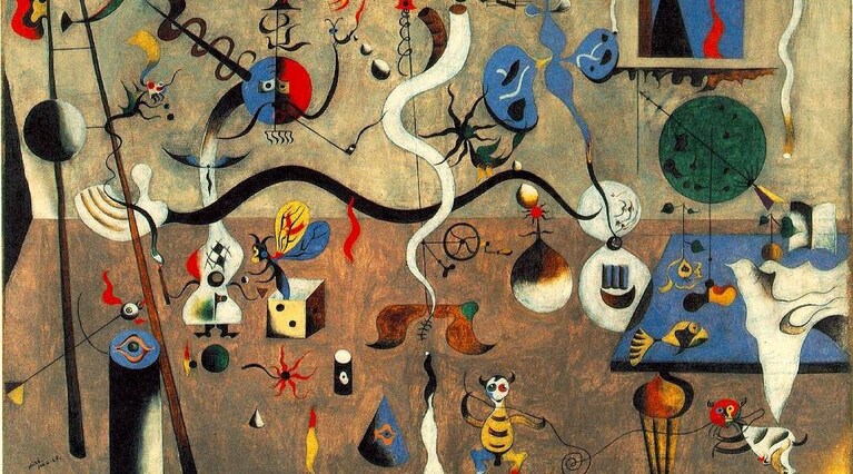 Joan Mirò, Il carnevale di Arlecchino, Albright-Knox Art Gallery, Buffalo