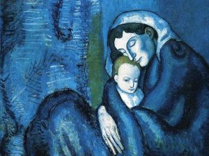Pablo Picasso, "Madre e figlio" (1902)