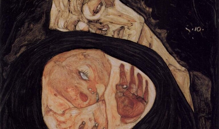 Egon Schiele, "Tote Mutter" (1910)