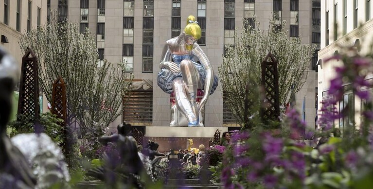 "Seated Ballerina", Jeff Koons