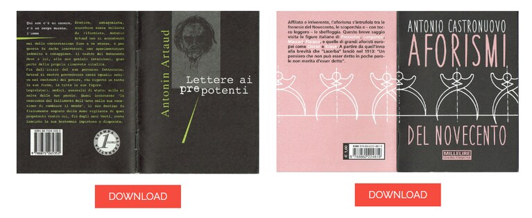 Alcuni titoli disponibili in free download