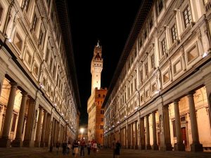 La Galleria degli Uffizi, a Firenze