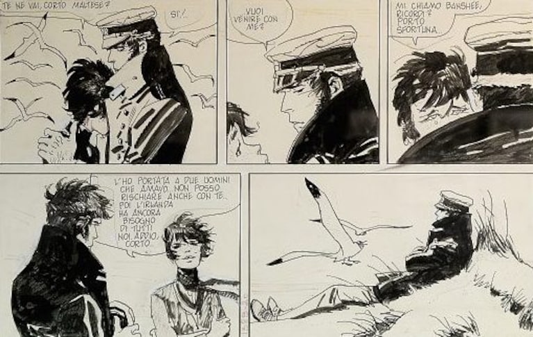 Uno degli albi di Corto Maltese