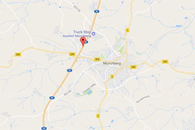 Il punto in cui è avvenuto l’incidente