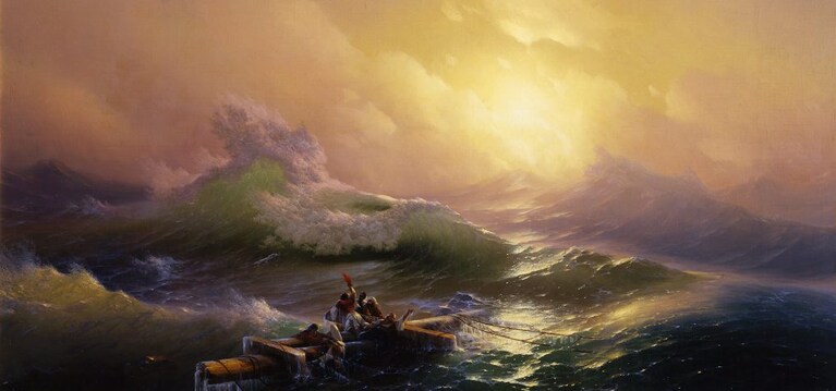 Ivan Konstantinovič Ajvazovskij, La nona onda (1850)