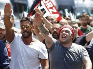 Saluto romano, già punibile a legislazione vigente