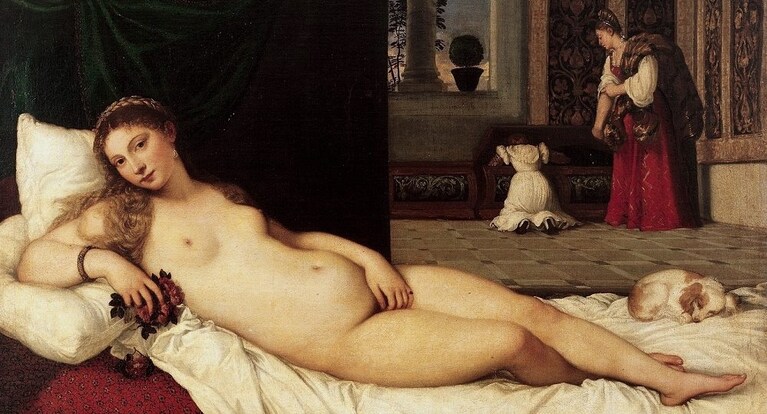 La "Venere di Urbino" di Tiziano (1538), Galleria degli Uffizi, Firenze