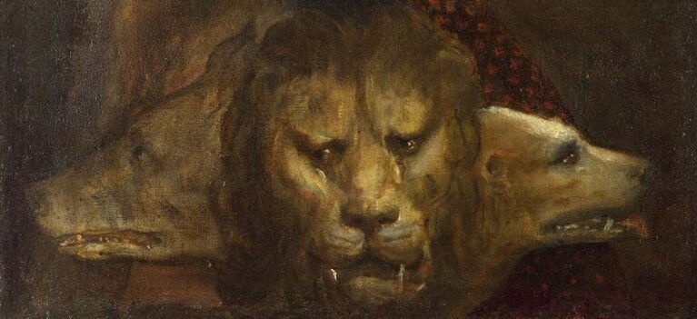 Particolare de "L'Allegoria della Prudenza", Tiziano