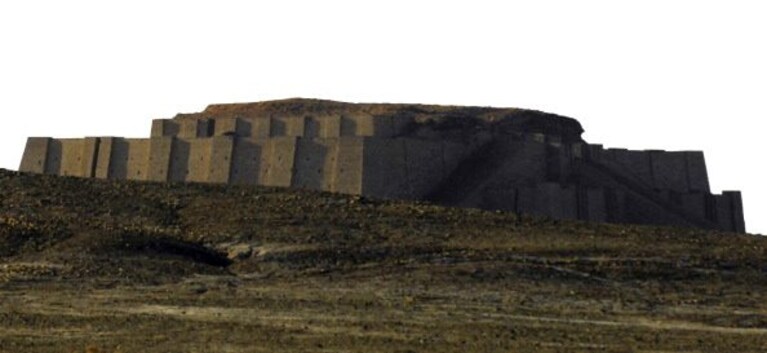Lo Ziggurat di Ur, nel sudest dell'Iraq