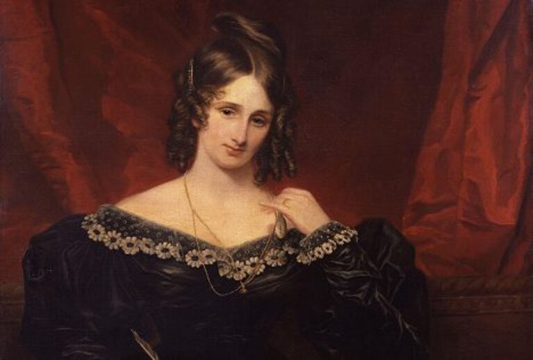 Mary Shelley in un ritratto del 1831.