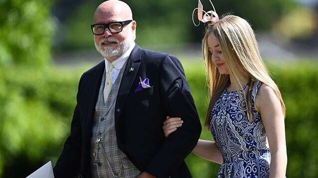 Gary Goldsmith al matrimonio di Pippa Middleton (Getty).