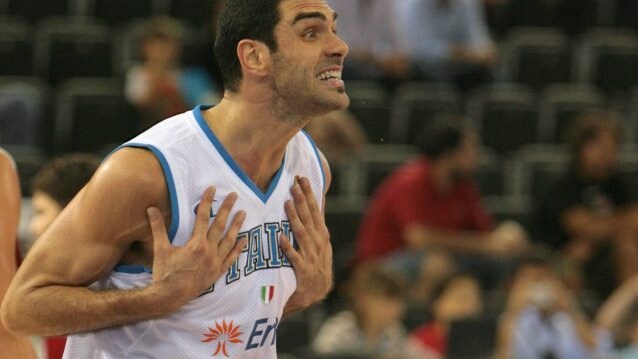Matteo Soragna con la maglia della Nazionale @AFP