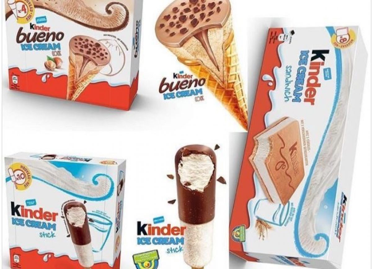 Ecco i gelati Kinder arrivano il Kinder Bueno ice cream, Stick e Sandwich