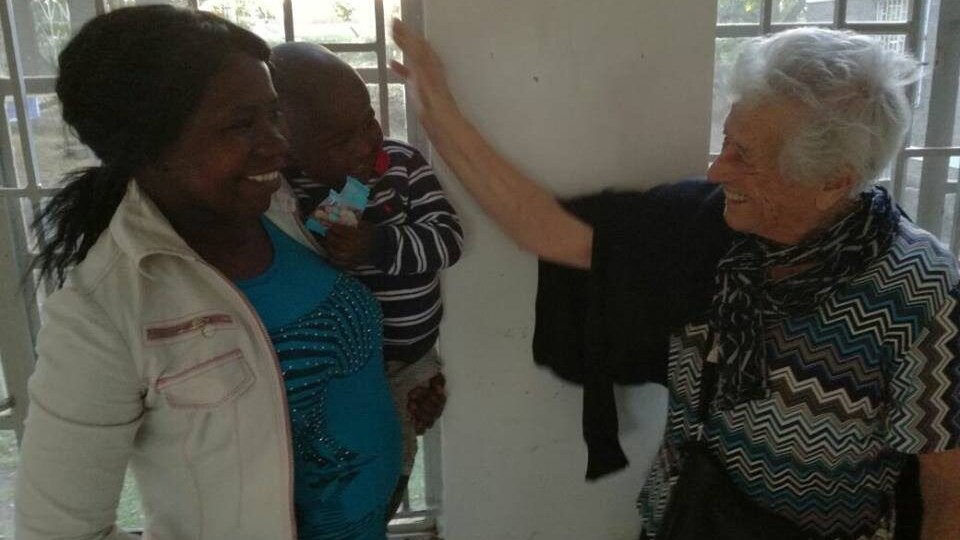 Nonna Irma arriva in Kenya (Facebook).
